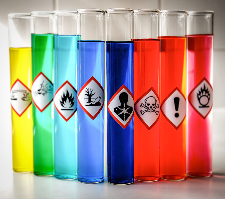 Aligned Chemical Danger pictograms - Serious Health Hazard - Colden ...